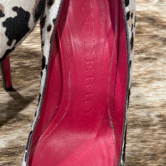 BURBERRY Size 36 Leopard Print Pumps - Picture 6 of 10